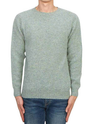 Shaggy Dog Men's Knit M3834 7 SEA PEARL - HARLEY OF SCOTLAND - BALAAN 1