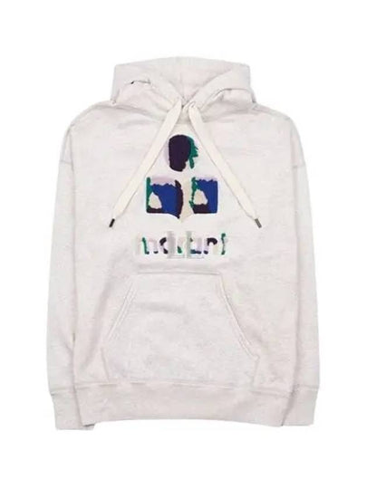 Mansell Logo Hoodie Top Ecru - ISABEL MARANT - BALAAN 2