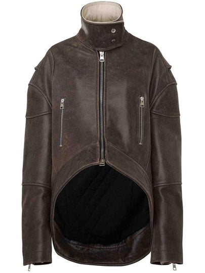 leather jacket black - JW ANDERSON - BALAAN 2