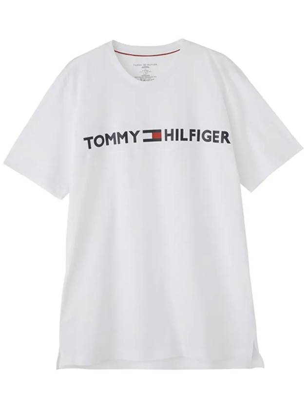 Modern logo crew neck short sleeve tee white 09T3928 100 - TOMMY HILFIGER - BALAAN 4