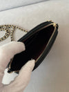 Half Moon Mini Chain Bag Caviar Black Gold AP4000 - CHANEL - BALAAN 9