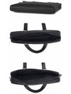 Double Pocket Zipper Briefcase Black - SALVATORE FERRAGAMO - BALAAN 6