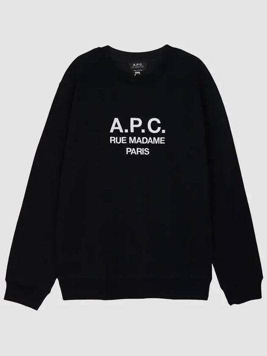 Rufus Embroidery Logo Sweatshirt Black - A.P.C. - BALAAN 2