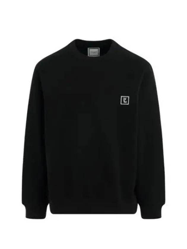 Back Logo Crew Neck Sweatshirt Black - WOOYOUNGMI - BALAAN 1