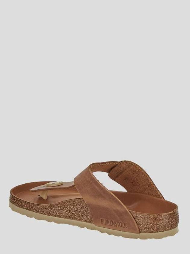 Gizeh Leather Flip Flops Brown - BIRKENSTOCK - BALAAN 4