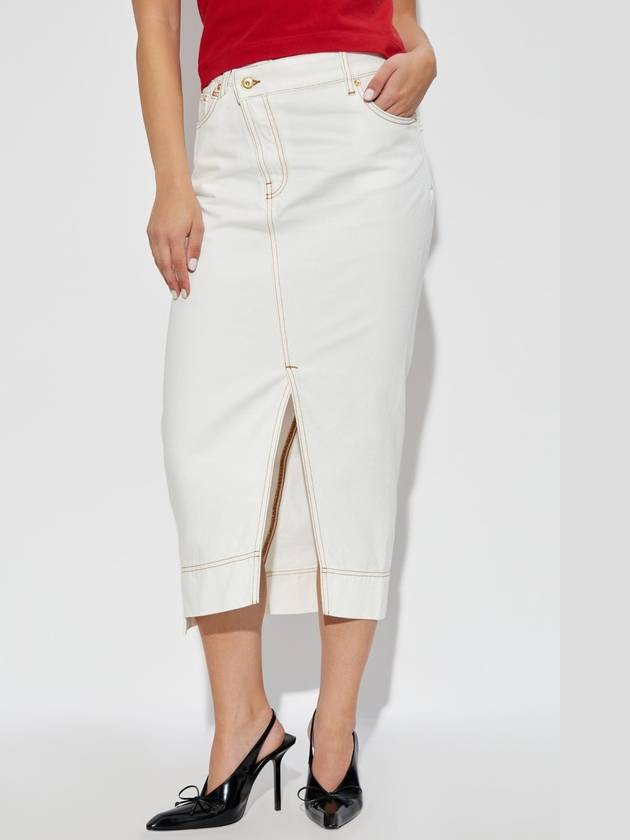 Jacquemus Denim Skirt, Women's, White - JACQUEMUS - BALAAN 3