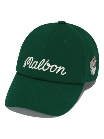 Malbon Letter Ball Cap GREEN - MALBON GOLF - BALAAN 1