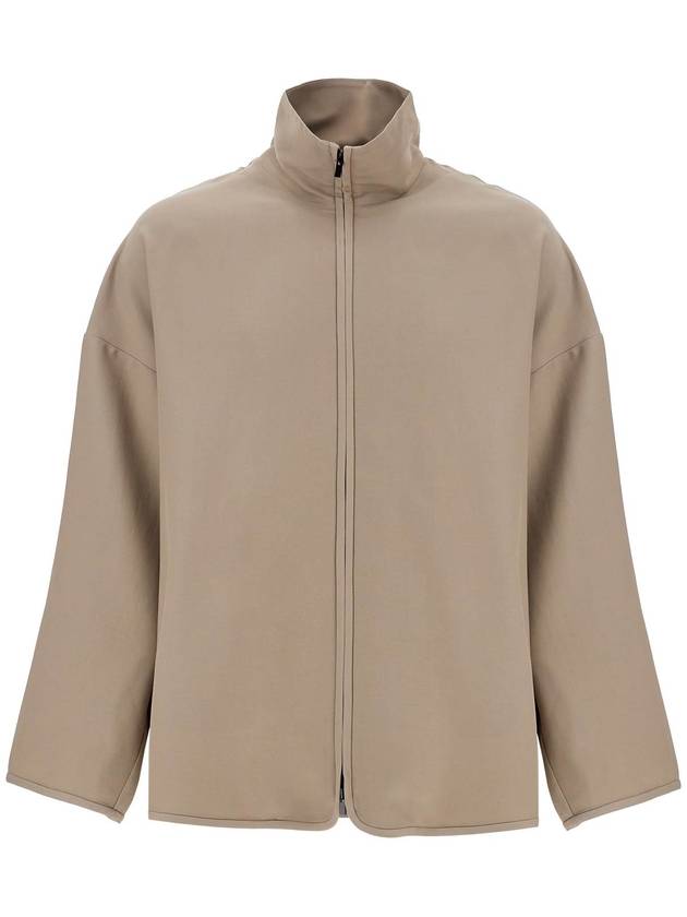 dusty beige wool jacket with high collar - FEAR OF GOD - BALAAN 1