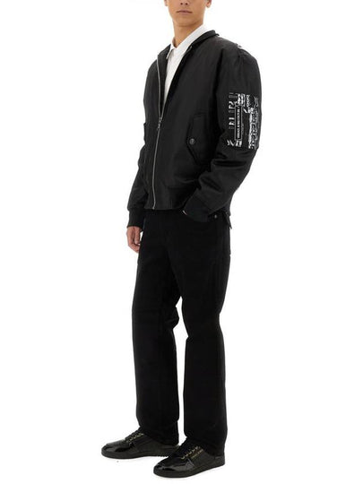 Versace Jeans Couture Bomber Jacket With Logo - VERSACE - BALAAN 2