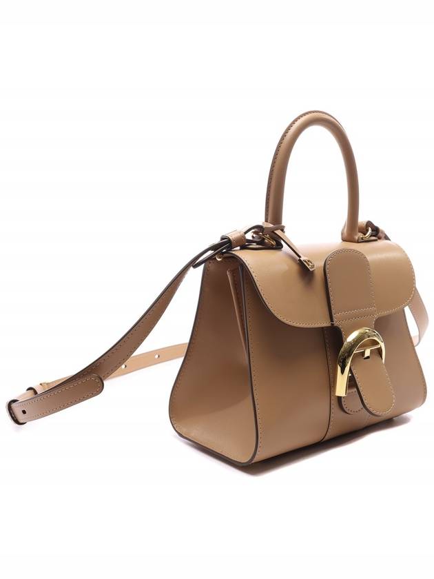 Brillant Mini Box Tote Bag Brown - DELVAUX - BALAAN 4