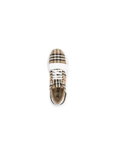 Vintage Check Suede Leather Sneakers Archive Beige - BURBERRY - BALAAN 2