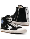 Francy Side Zip High Top Sneakers Black - GOLDEN GOOSE - BALAAN 3