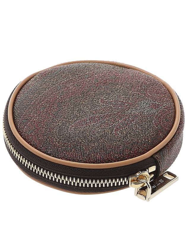 Paisley Round Pouch Brown - ETRO - BALAAN 5