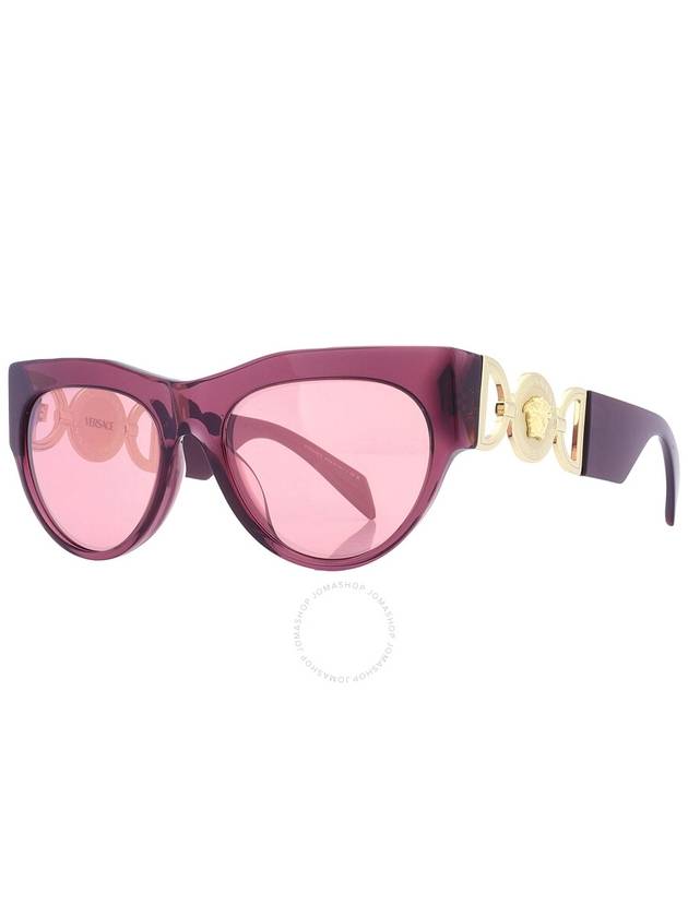 Versace Pink Mirrored Cat Eye Ladies Sunglasses VE4440U 5263A4 56 - VERSACE - BALAAN 3