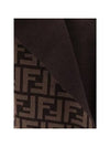 Wool Poncho Brown - FENDI - BALAAN 4