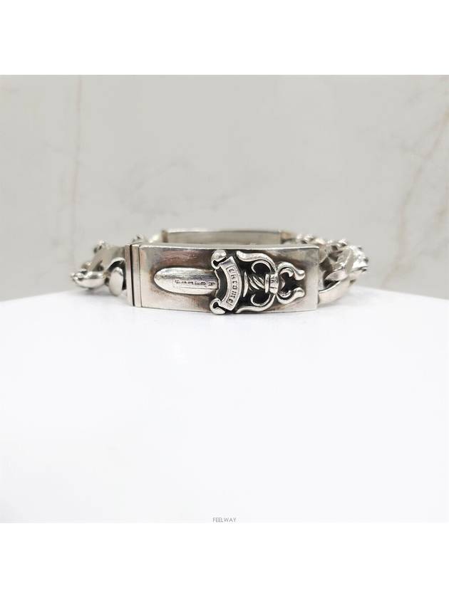 Lux You Double ID Dagger Floral Fancy Bracelet - CHROME HEARTS - BALAAN 1