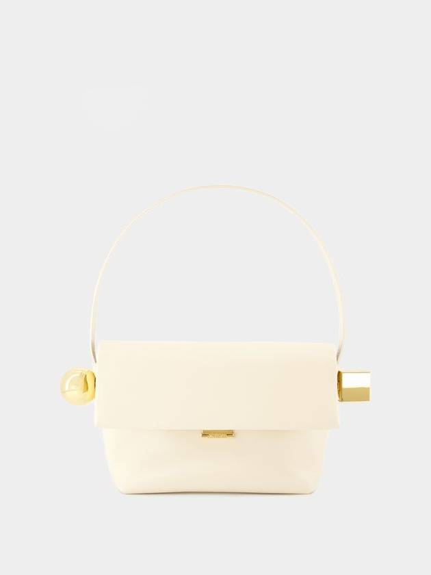 Le Rond Carre Bag - Jacquemus - Leather - Ivory - JACQUEMUS - BALAAN 1