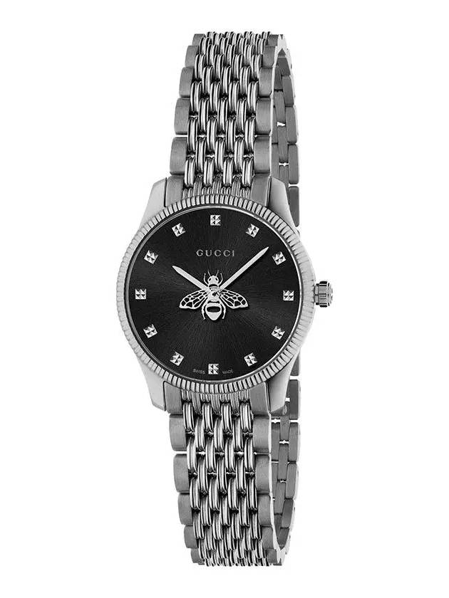 G Timeless Bee Metal Watch Silver - GUCCI - BALAAN 3