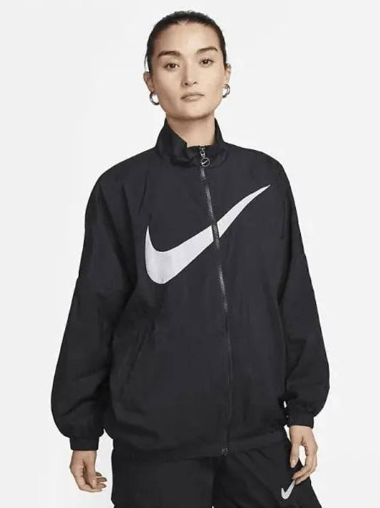 Sportswear Essential Woven Track Jacket Black - NIKE - BALAAN 2