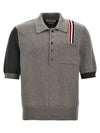 Fun Mix Jersey Stitch Knitted Polo Shirt - THOM BROWNE - BALAAN 2