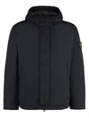 Techno Fabric Hooded Jacket Black - STONE ISLAND - BALAAN 2