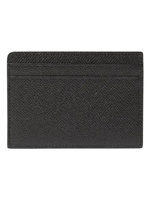 Icon Stripe Grainy Leather Card Wallet Black - BURBERRY - BALAAN 3