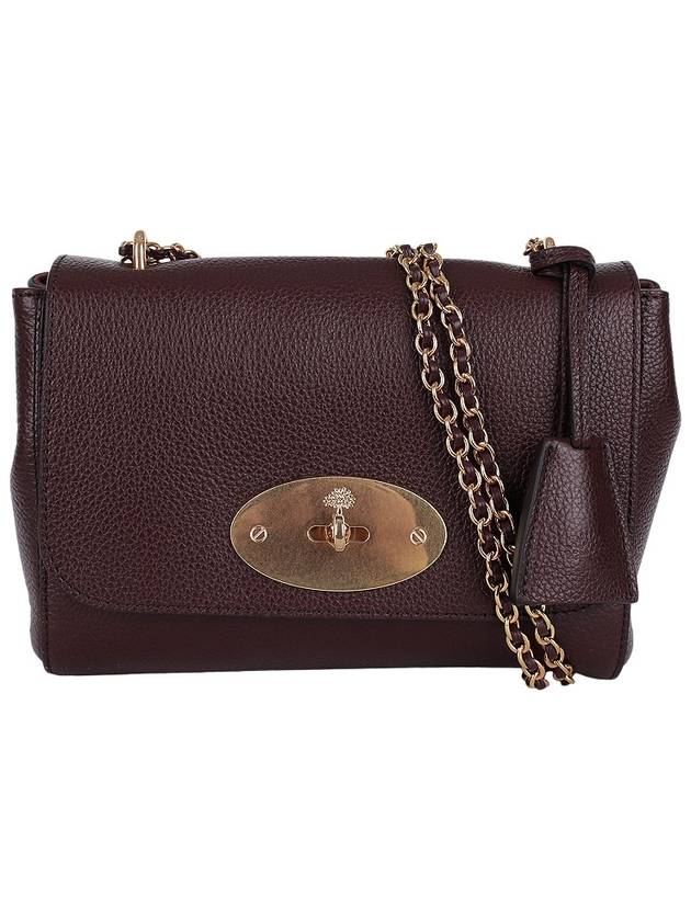 Lily Small Grain Cross Bag Brown - MULBERRY - BALAAN 3