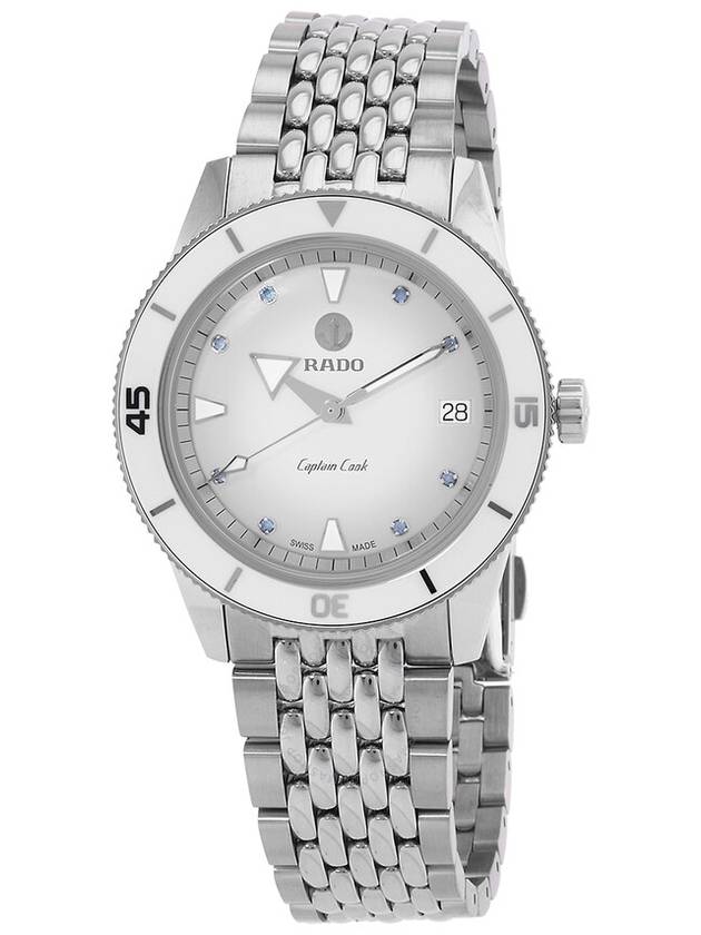 Rado Captain Cook Automatic White Dial Ladies Watch R32500718 - RADO - BALAAN 1