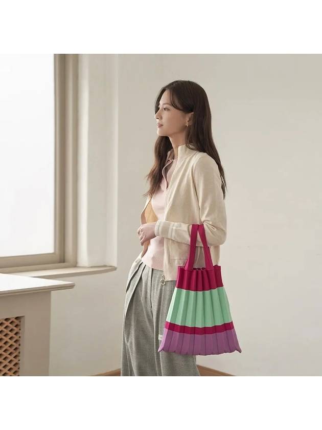 Tote Bag Magenta Mint - PLEATSMAMA - BALAAN 3