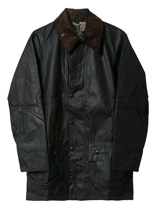 Men's Beaufort Wax Jacket Sage - BARBOUR - BALAAN 1