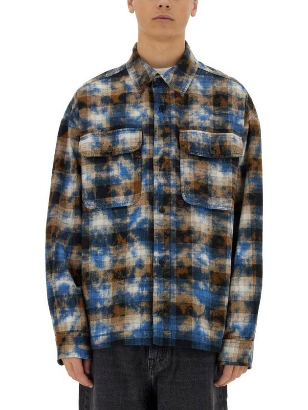 Palm Angels Plaid Shirt - PALM ANGELS - BALAAN 1