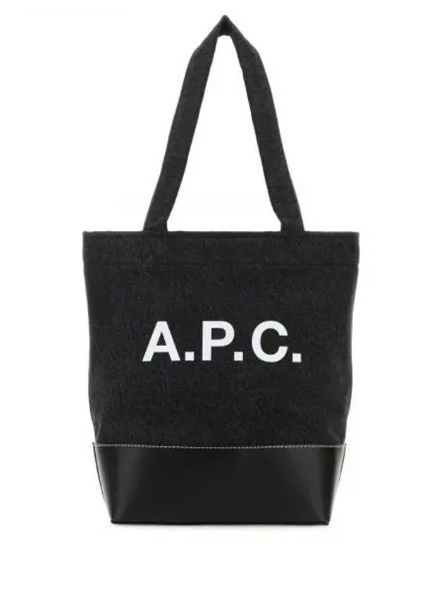 Axel Small Cotton Tote Bag Black - A.P.C. - BALAAN 2