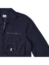 Tylon P Lens Overshirt Zip Up Jacket Navy - CP COMPANY - BALAAN 5