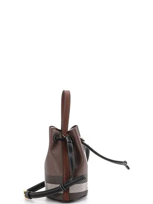 TB Mini Bucket Bag Dark Birch Brown - BURBERRY - BALAAN 3