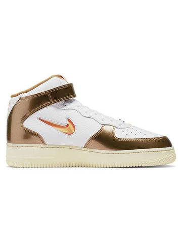 Air Force 1 QS Mid Top Sneakers Ale Brown - NIKE - BALAAN 1