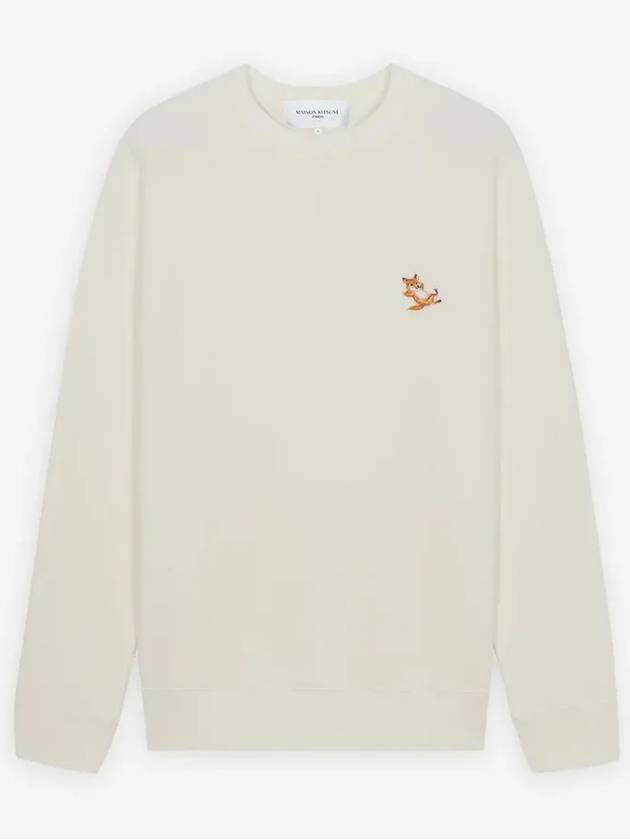 Chillax Fox Patch Classic Sweatshirt Ecru - MAISON KITSUNE - BALAAN 2