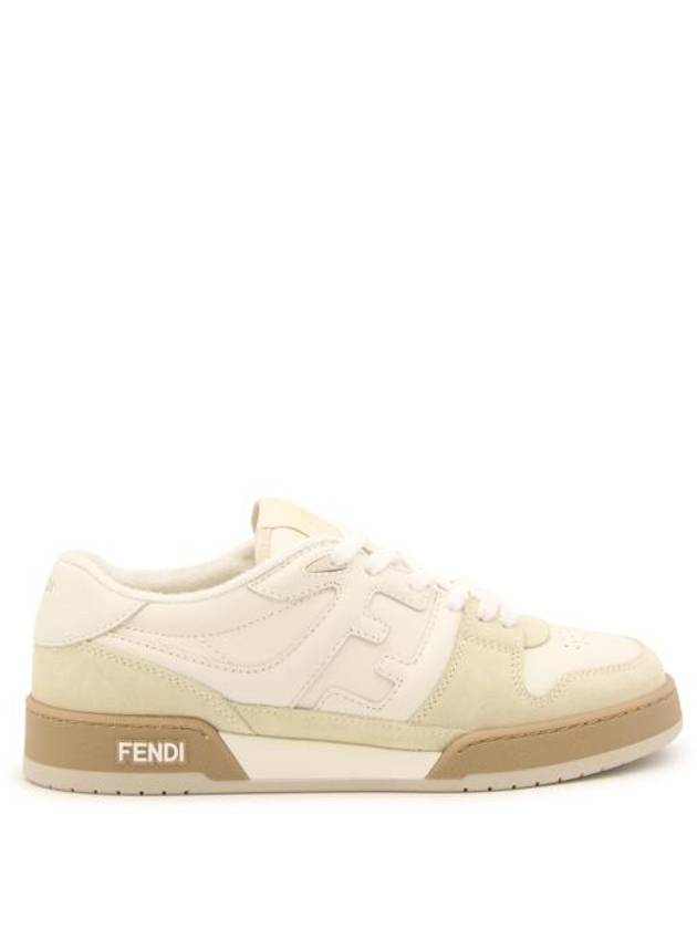 Match FF Logo Low Top Sneakers White - FENDI - BALAAN 2