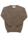 M3834 7 SHAGGY NUTMEG Dog men s knit - HARLEY OF SCOTLAND - BALAAN 5