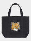 Fox Head Print Tote Bag Black - MAISON KITSUNE - BALAAN 2