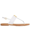 Lympia Triomphe Sandals White - CELINE - BALAAN 1