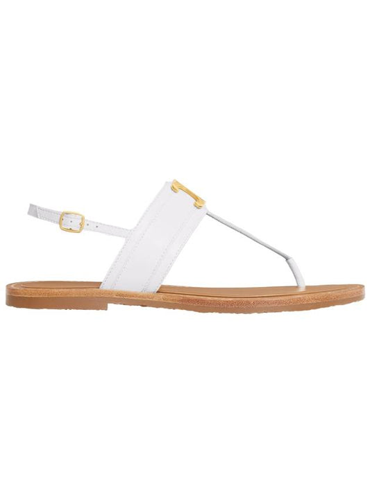 Lympia Triomphe Sandals White - CELINE - BALAAN 1