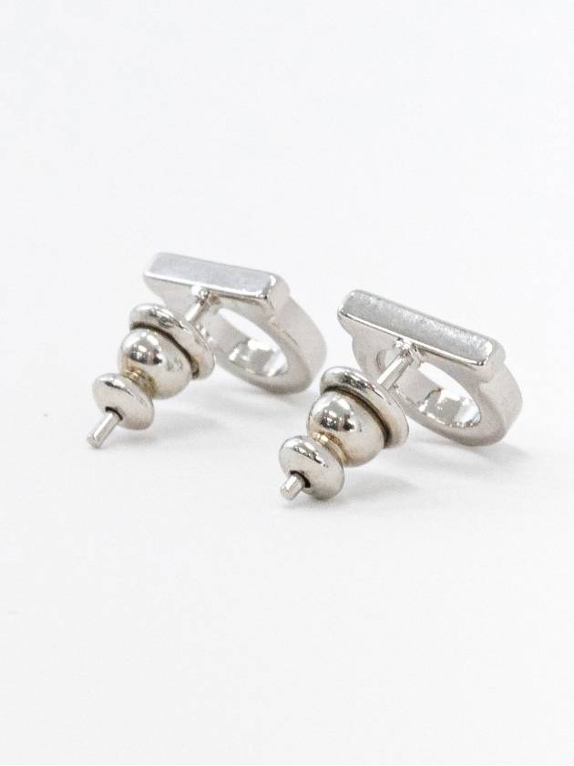 Gancini Earings Silver - SALVATORE FERRAGAMO - BALAAN 5