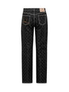 Denim Pants WPA128ARDEN0001 BK99 Black - MARINE SERRE - BALAAN 2