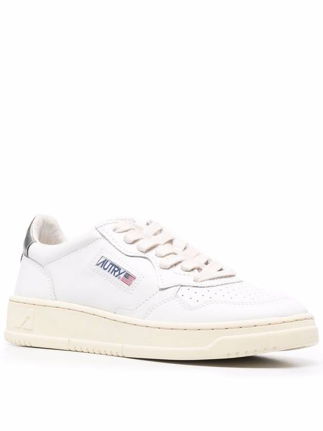 Medalist Silver Tab Low Top Sneakers White - AUTRY - BALAAN 3