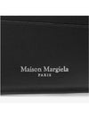 Stitched Grain Leather Half Wallet Black - MAISON MARGIELA - BALAAN 5