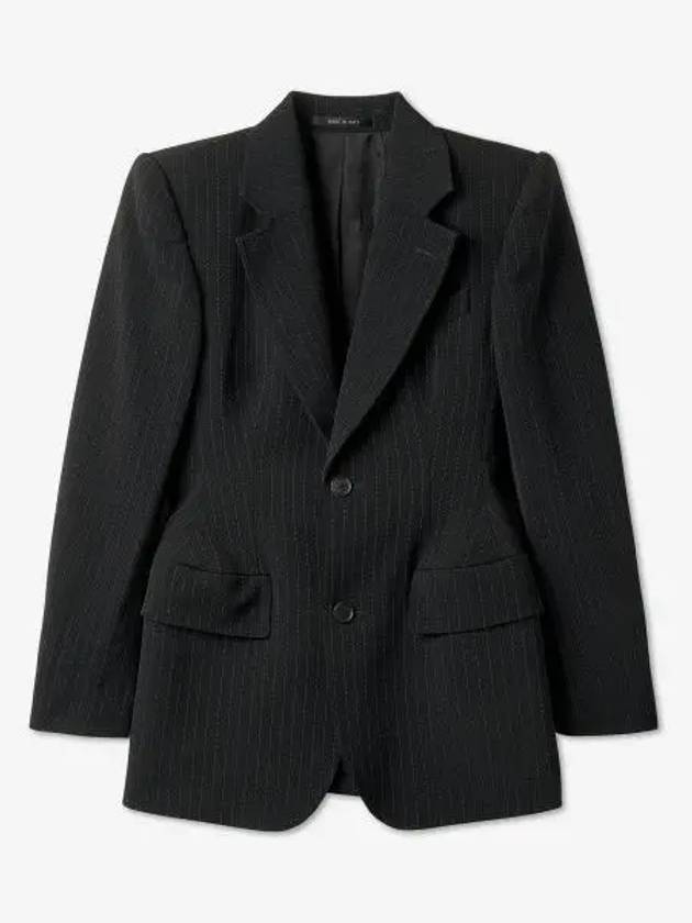 Women's Hourglass Blazer Jacket Black - BALENCIAGA - BALAAN 2