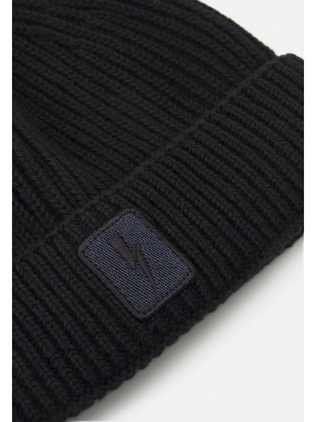 Cotton Cashmere Bolt Badge Fisherman Beanie - NEIL BARRETT - BALAAN 3