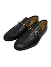 Jordaan Leather Loafers Black - GUCCI - BALAAN 4