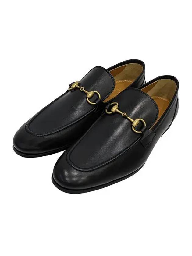 Jordaan Leather Loafers Black - GUCCI - BALAAN 4