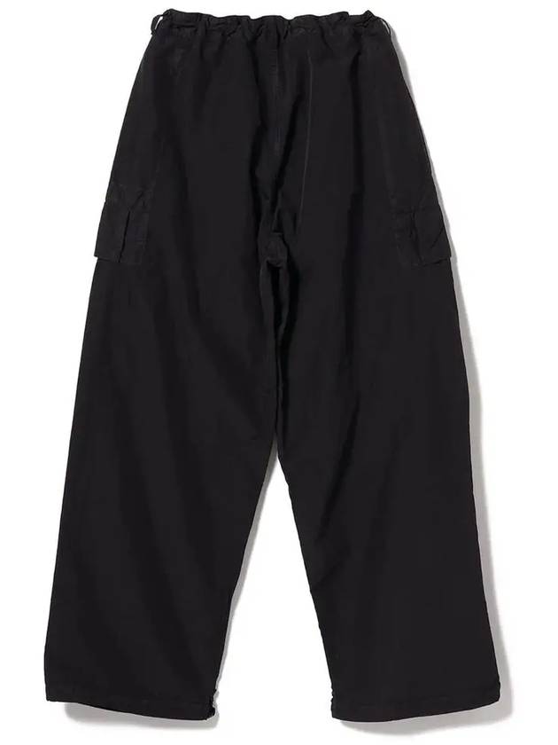 Flatt Nylon Oversized Cargo Straight Pants Black - CP COMPANY - BALAAN 4